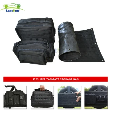 Multi-Function Rear Gate Tail Gate Storage Bag for Jeep Wrangler 2007-2017 J323 view 3
