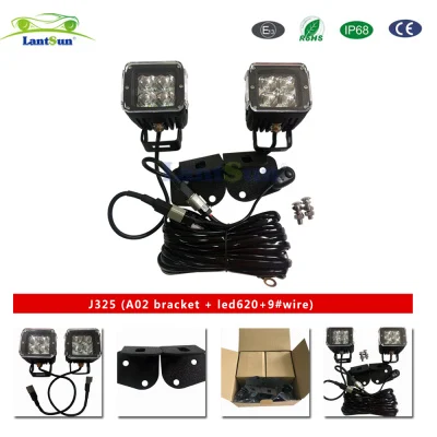 High Power LED Square Work Lamp for Jeep Working Light J325 view 4