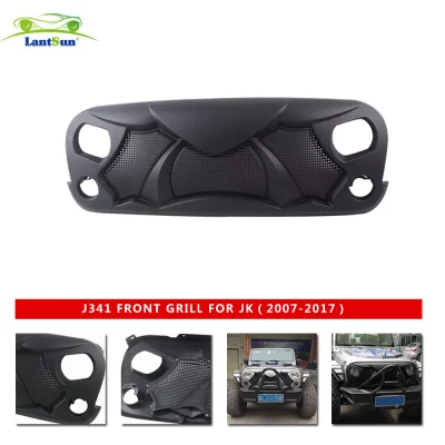 Front Abs Led Light Grill for Jeep Wrangler Jk Accessories J341 view 3