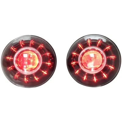 J358 Headlight Suitable for Wrangler JK2007-2017 Red White Blue Three Colors