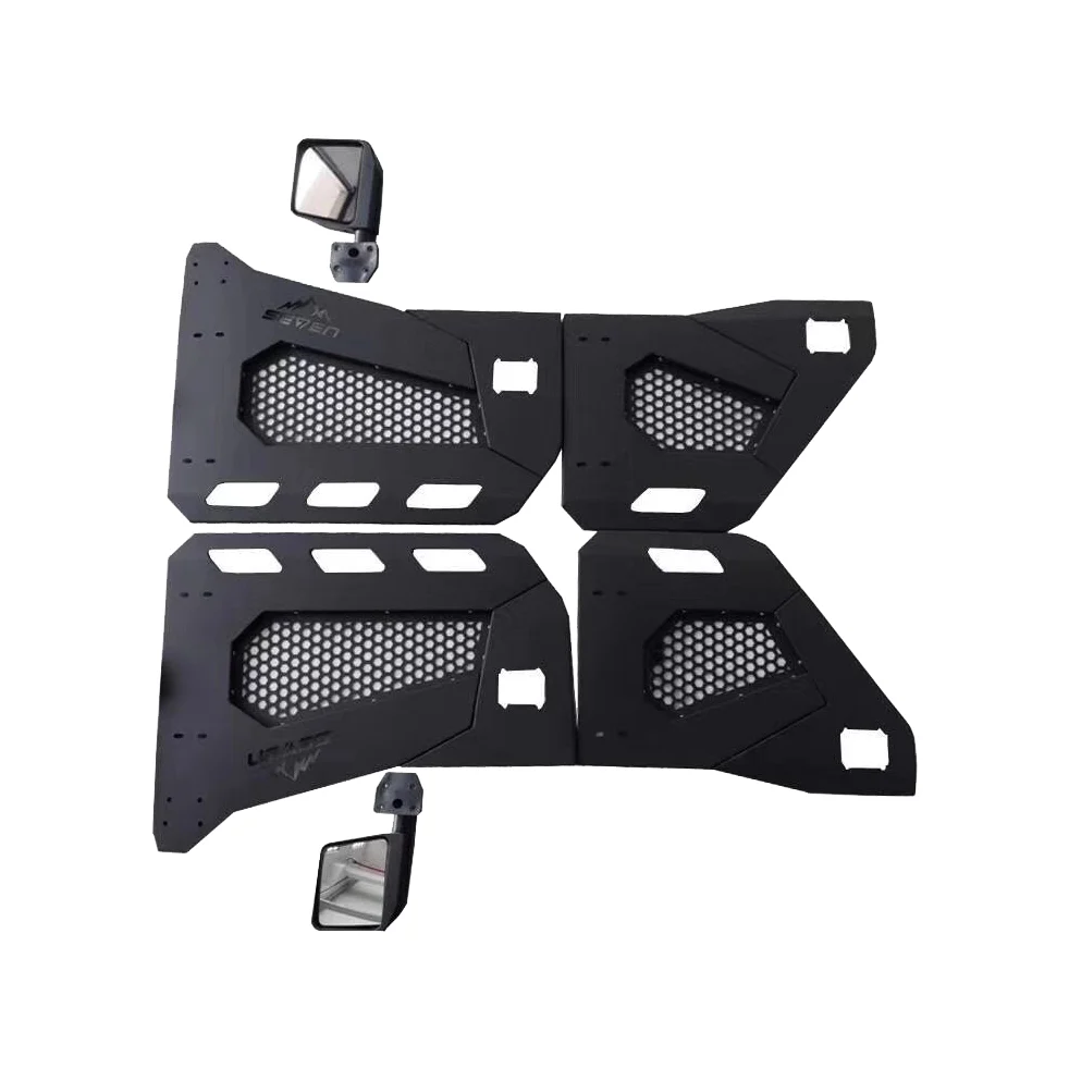 Lantsun J365 for Jeep JK for Wrangler Accessories 2007-2017 Renegade 4 Door with Mirror view 3
