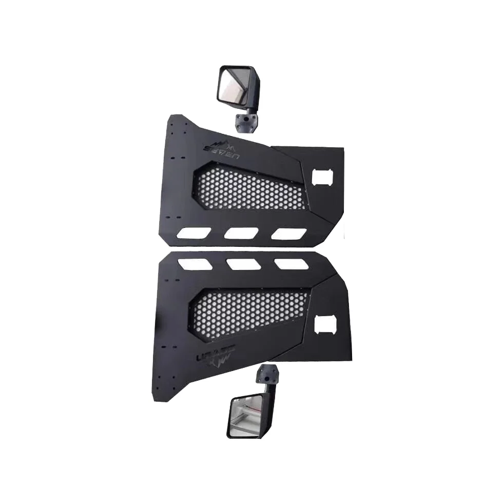 Lantsun J365 for Jeep JK for Wrangler Accessories 2007-2017 Renegade 4 Door with Mirror view 2