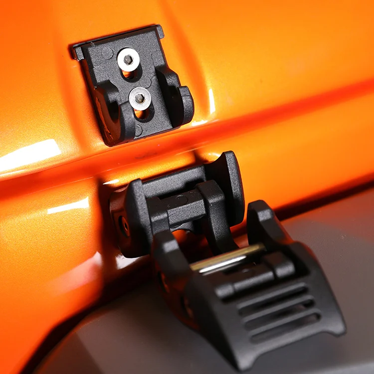 J371 Anti-Theft Engine Hood Latch Kit Hood Lock Bonnet Catch for Jeep Wrangler JK view 4