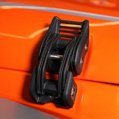 J371 Anti-Theft Engine Hood Latch Kit Hood Lock Bonnet Catch for Jeep Wrangler JK view 5