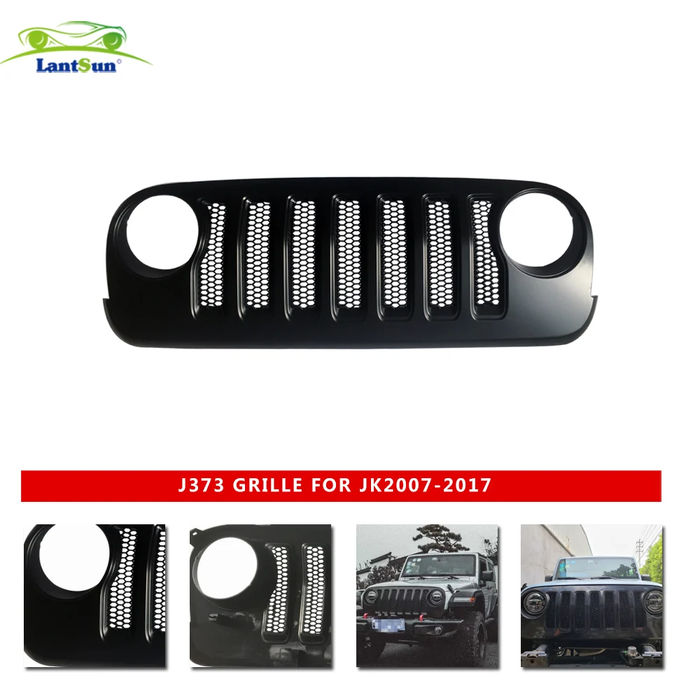J373 JK Angry Grill for Jeep JK Wrangler view 6