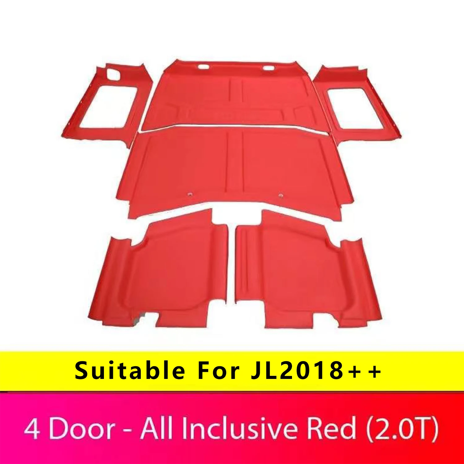 JL JK Auto Interior Warm-Keeping Sets for Jeep Wrangler 2007+ Car Anti-insolation Protector No Dri view 4