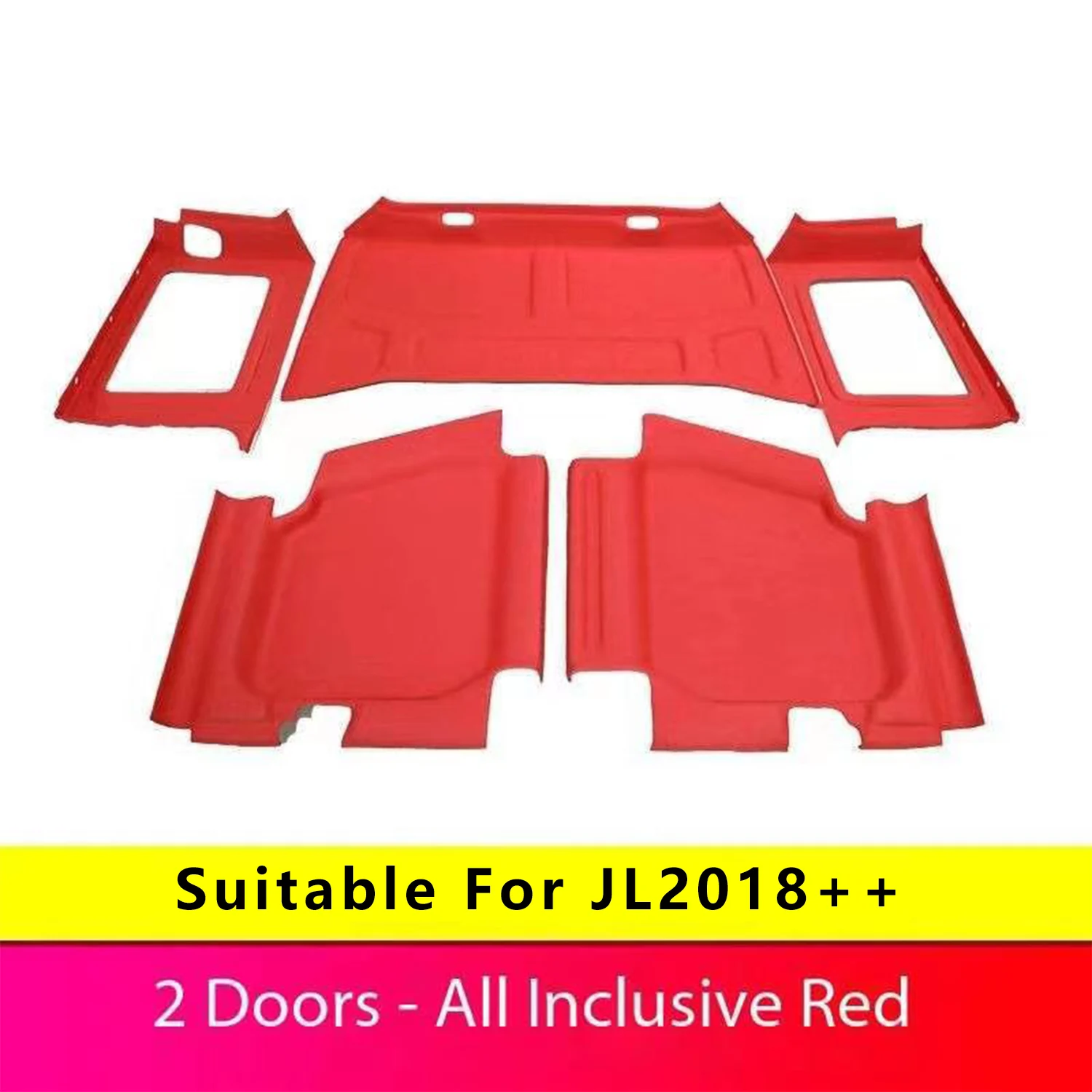JL JK Auto Interior Warm-Keeping Sets for Jeep Wrangler 2007+ Car Anti-insolation Protector No Dri view 5