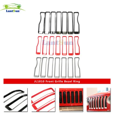 For Jeep Series Chrome Rear Back Net Frame Cover Trim Auto Parts JL1010