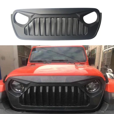 New Style Front Grille for Jeep JK Wrangler from Year 2007 to 2017 JL1066 view 4