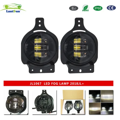 30W LED Bulbs for Lights Headlight Light White Blue Yellow for Jeep Wrangler Red DC12V Fog Light JL1 view 4