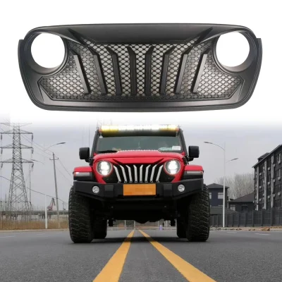 For Jeep Wrangler JL ABS Chrome Front Grille Trim JL1071