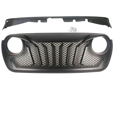 For Jeep Wrangler JL ABS Chrome Front Grille Trim JL1071 view 2
