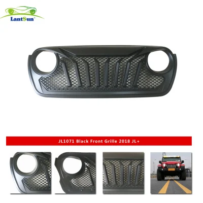 For Jeep Wrangler JL ABS Chrome Front Grille Trim JL1071 view 4