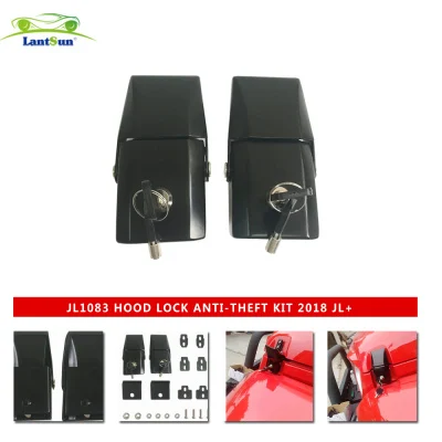 Waterproof Rust Car Door Lock Cover Buckle Decoration Case for Jeep JL Auto Parts for Jeep JL1083 view 4