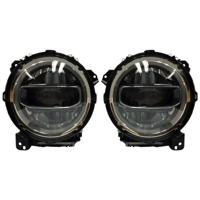 Black Round Led for Jeep Headlights Replacement for Jeep for Wrangler JL1092