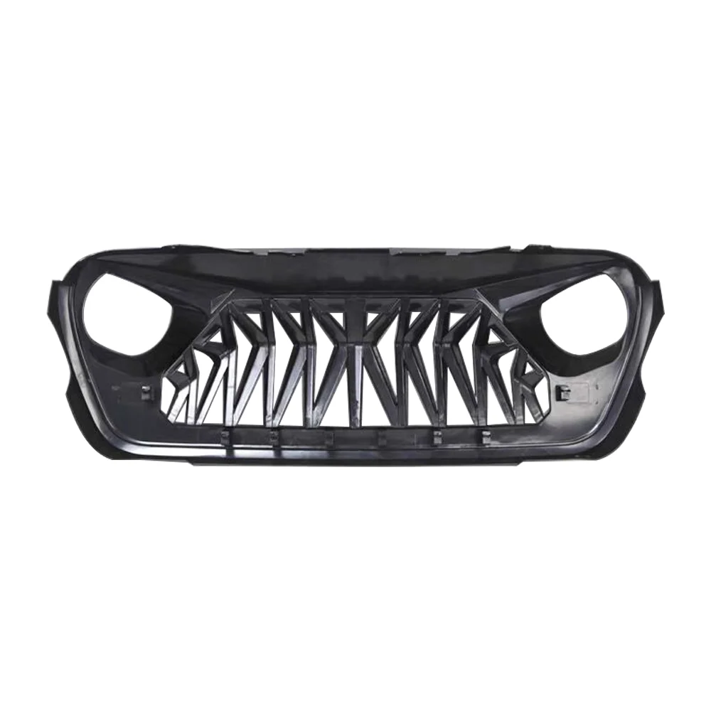 Lantsun JL1111 Black ABS Plastic Gladiator Armor Front Grille Grill for Jeep for Wrangler JL view 4