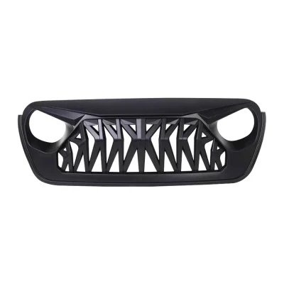 Popular Car Front Hood Centre Grille Modified Intake Grille for Jeep for Wrangler JL Off Road Auto a