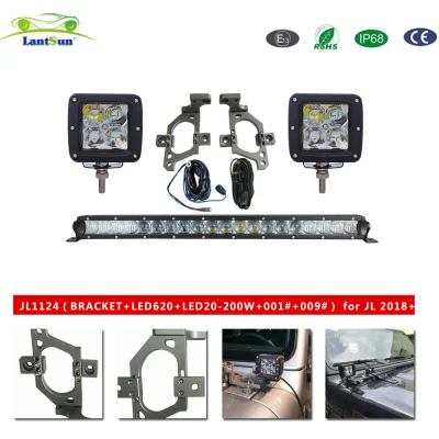 LED Work Light Mounting Brackets Led Driving Light Bumper Universal Bull Bar Mounts Bracket JL1124 view 4
