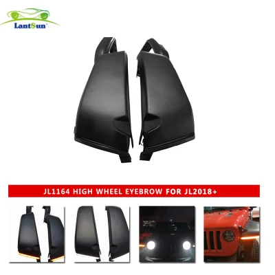 JL1164 JL Modified High Level Wheel Eyebrow with Light Suitable for Wrangler JL2018