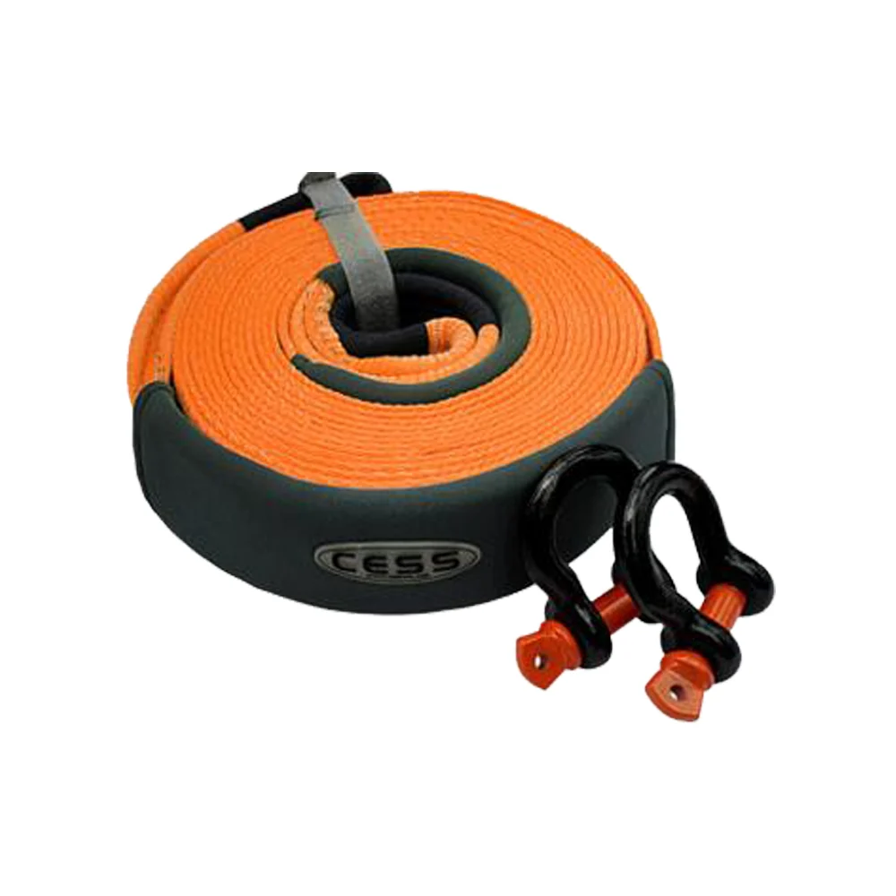 JL1171 Recovery Tow Rope 9M 15T Stretch Towing Rope for Car Parts