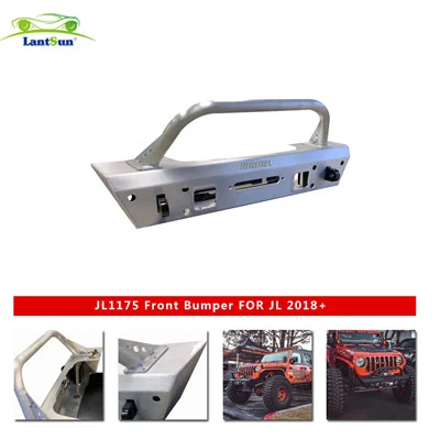 JL1175 Aluminum Alloy Car Front Bumpers for Jeep Wrangler JL 2018 view 5