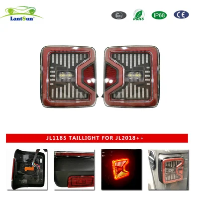 JL1185 Suitable for Jeep Wrangler JL Series Car Rear Lights Red White Lights