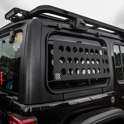JL1186 Fence Brackets Side Window Armor for Jeep Wrangler JL