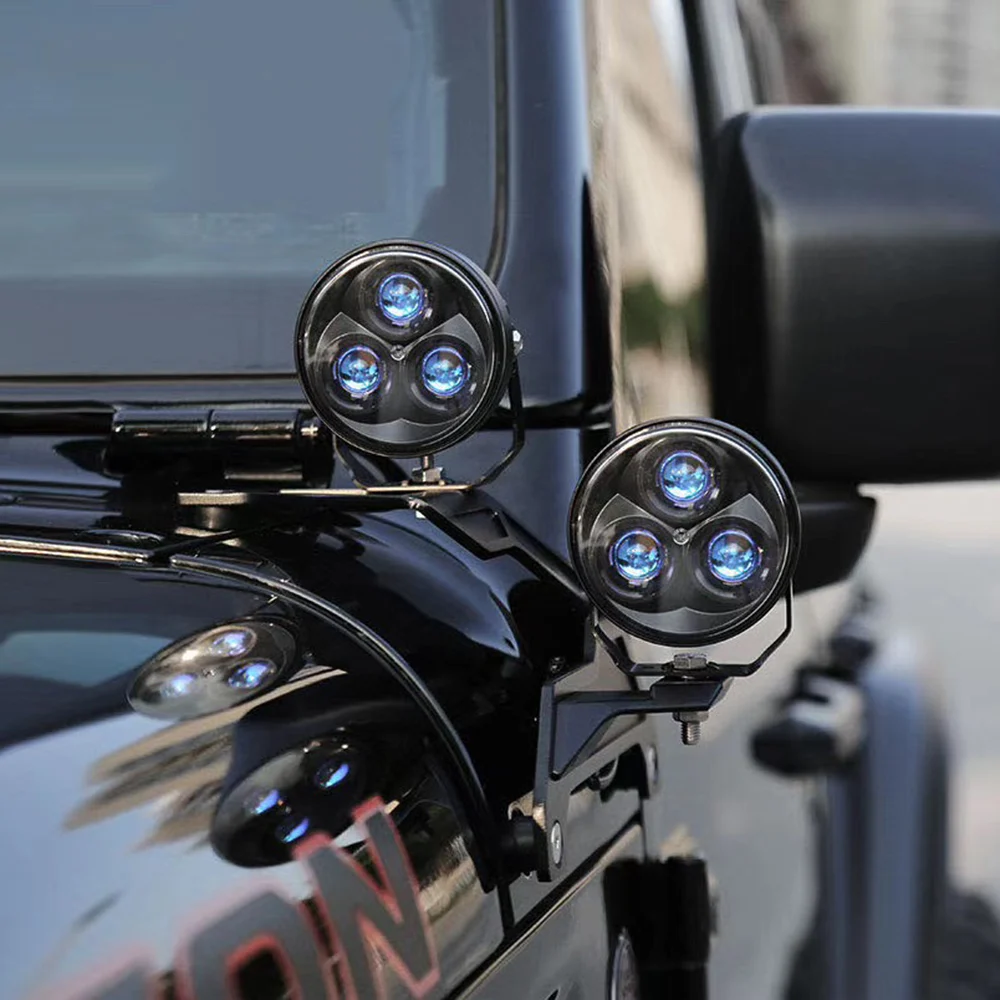 JL1188 Led Light Bar Mount Bracket Aluminum Alloy Lamp Holder for Jeep Wrangler JL view 5