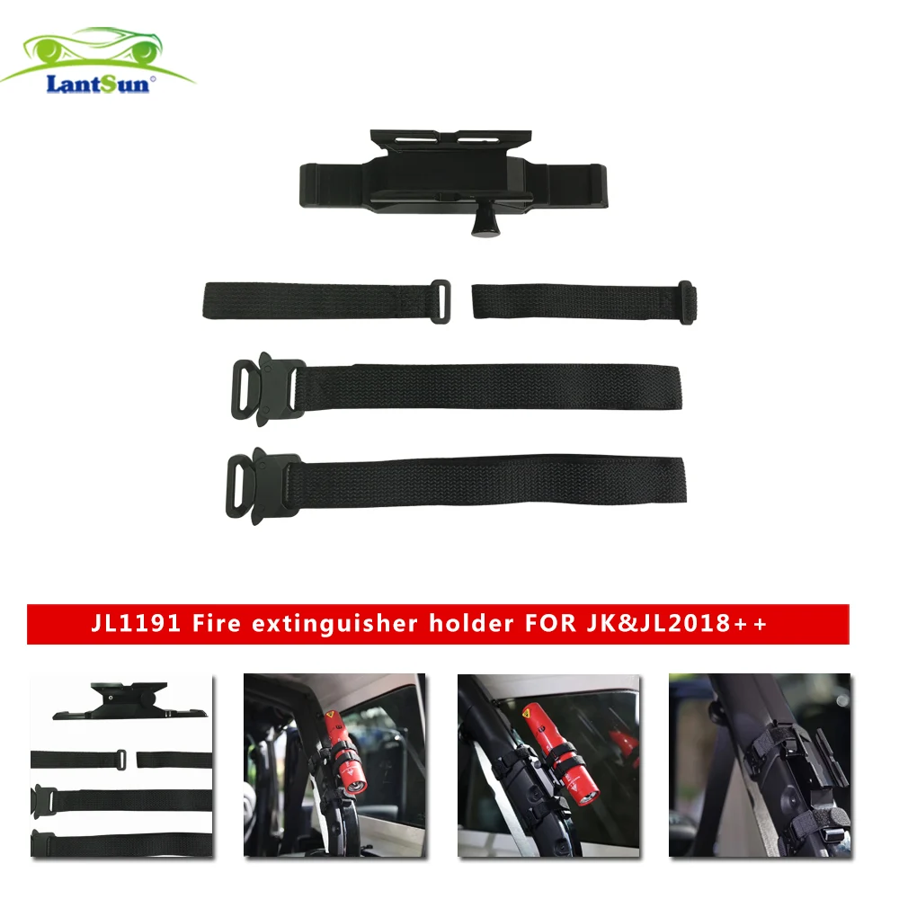 JL1191 Aluminum Alloy Fire Extinguisher Bracket Holder for Jeep JL 2018 view 5