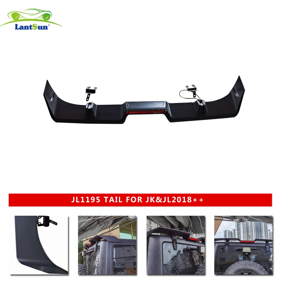 JL1195 New Style ABS Car Spoiler for Jeep Wrangler JL 2007-2018+ view 5