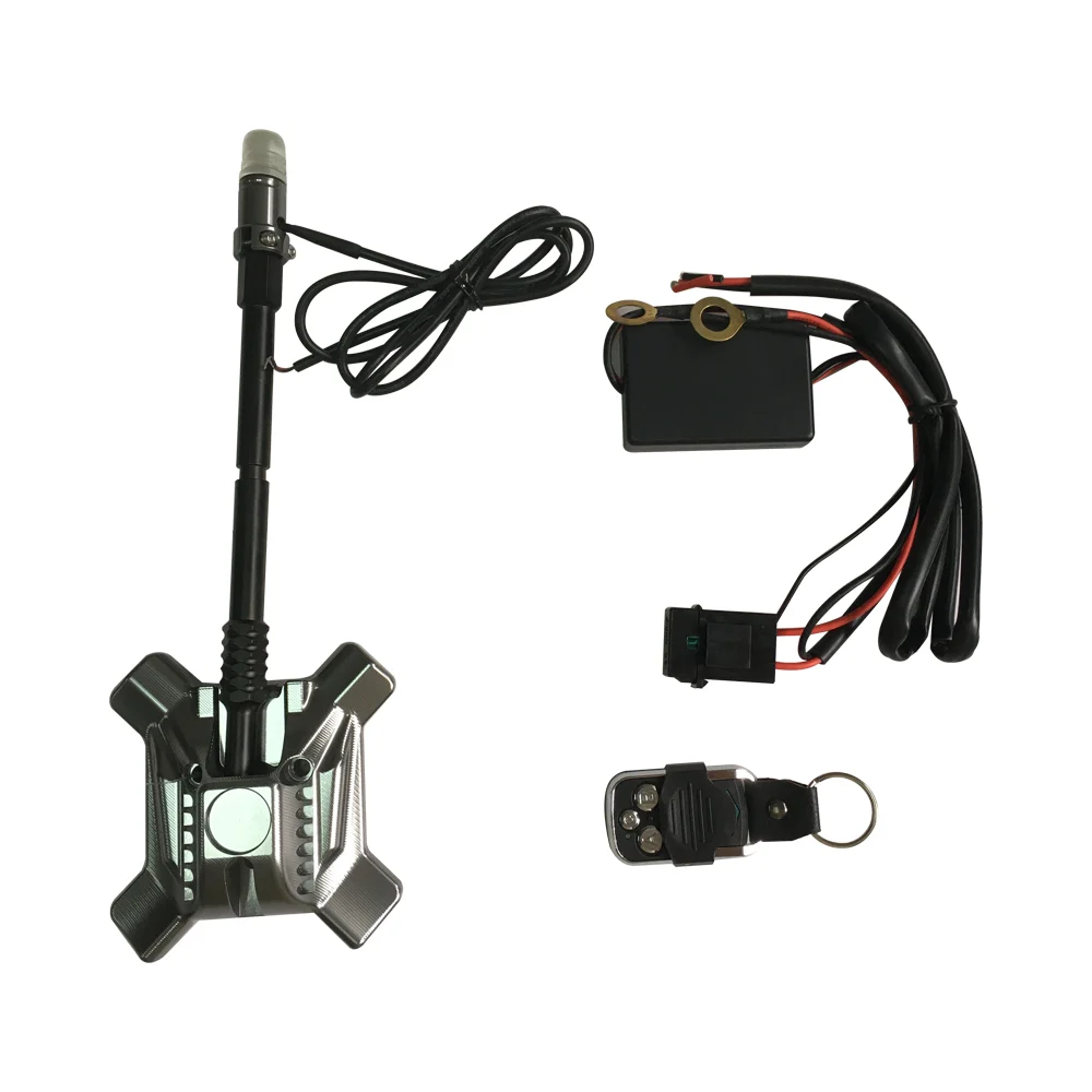 JL1196 New Flashing Car Antenna for Jeep Wrangler JK and JL Parts view 2