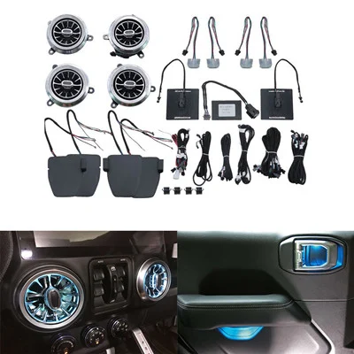 JL1197 13 Colors Car Atmosphere LED Light for Jeep Wrangler JL 2018+