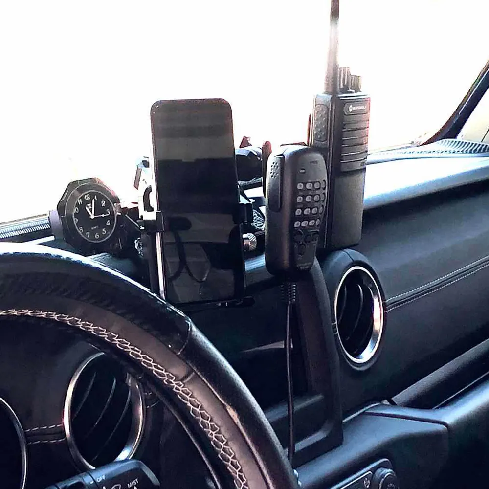 JL1198 Car Center Console Transmitter Phone Holder for Jeep Wrangler JL 2018 view 4