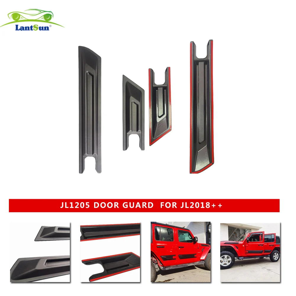 Lantsun JL1205 ABS Side Door Guard for Jeep JL for Wrangler 2018+ JL 4door view 5
