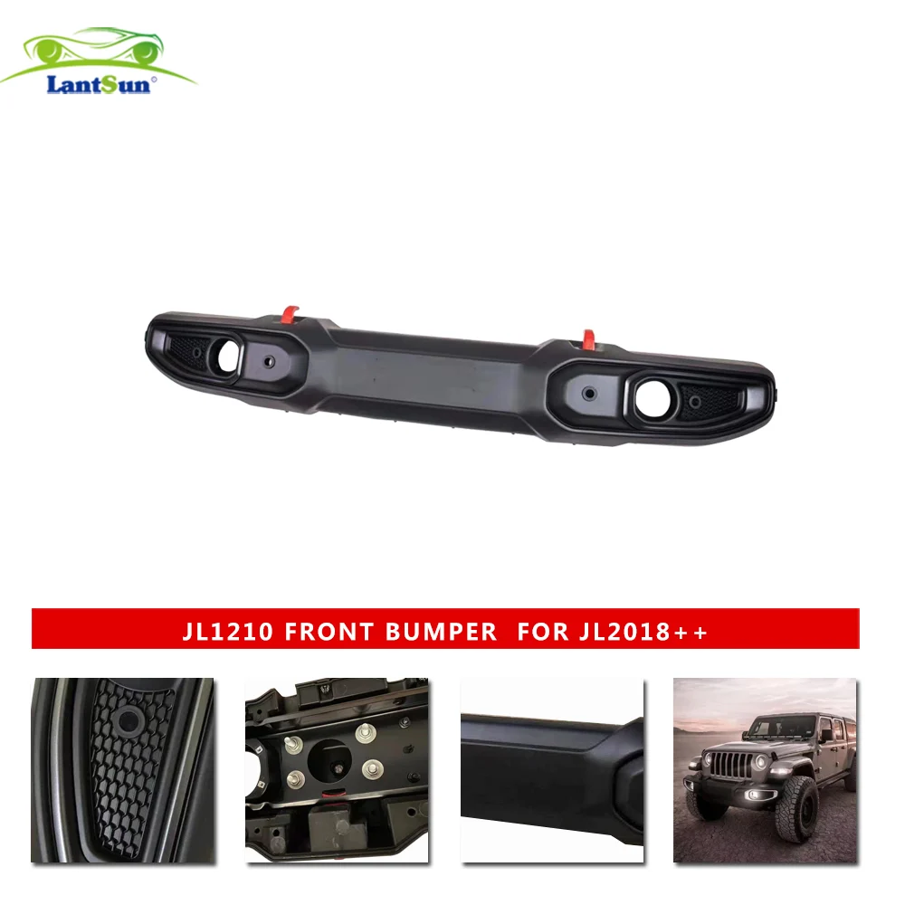 JL1210 ABS Front Bumper for Jeep JL Wrangler 2018+ view 5