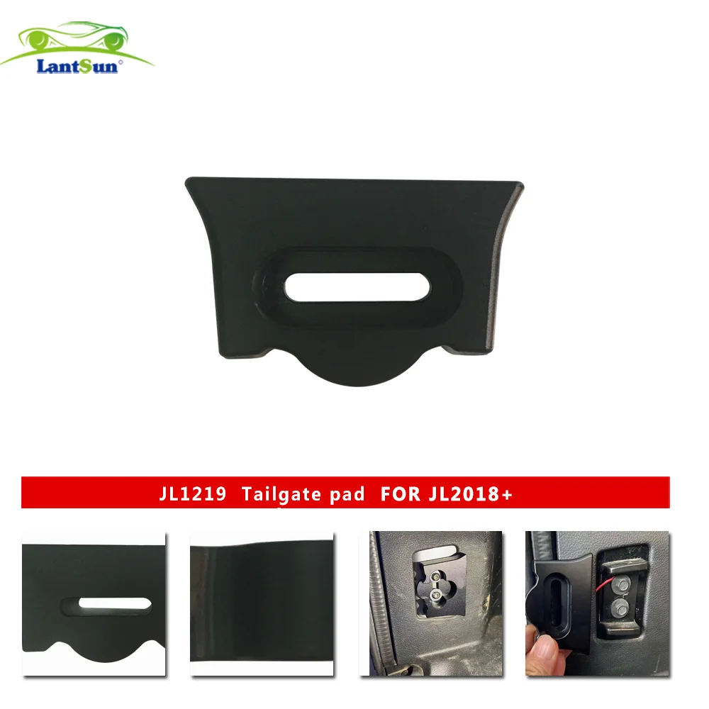 Lantsun JL1219 Tail Threshold Bit Block for Jeep for JL Wrangler Accessories 2018+ JL Tailgate Pad view 5