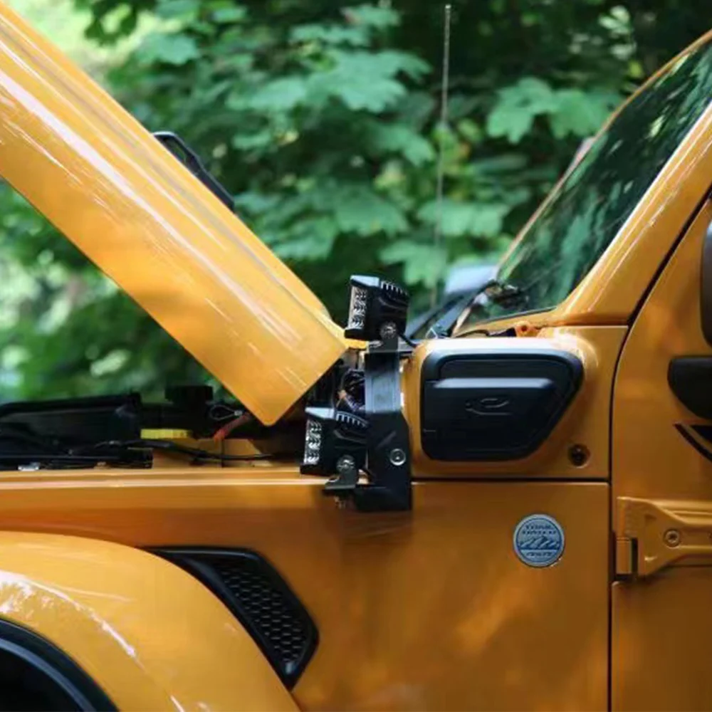 Lantsun JL1253 A-pillar Lamp Bracket with Lamp for Jeep for Wrangler JL for 4XE view 6