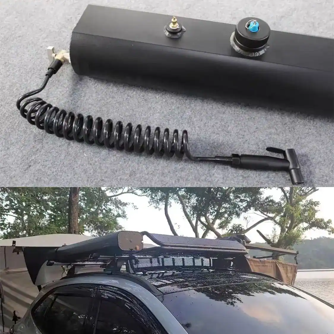 Aluminum Alloy JL1305 Roof Water Tank 30L view 3