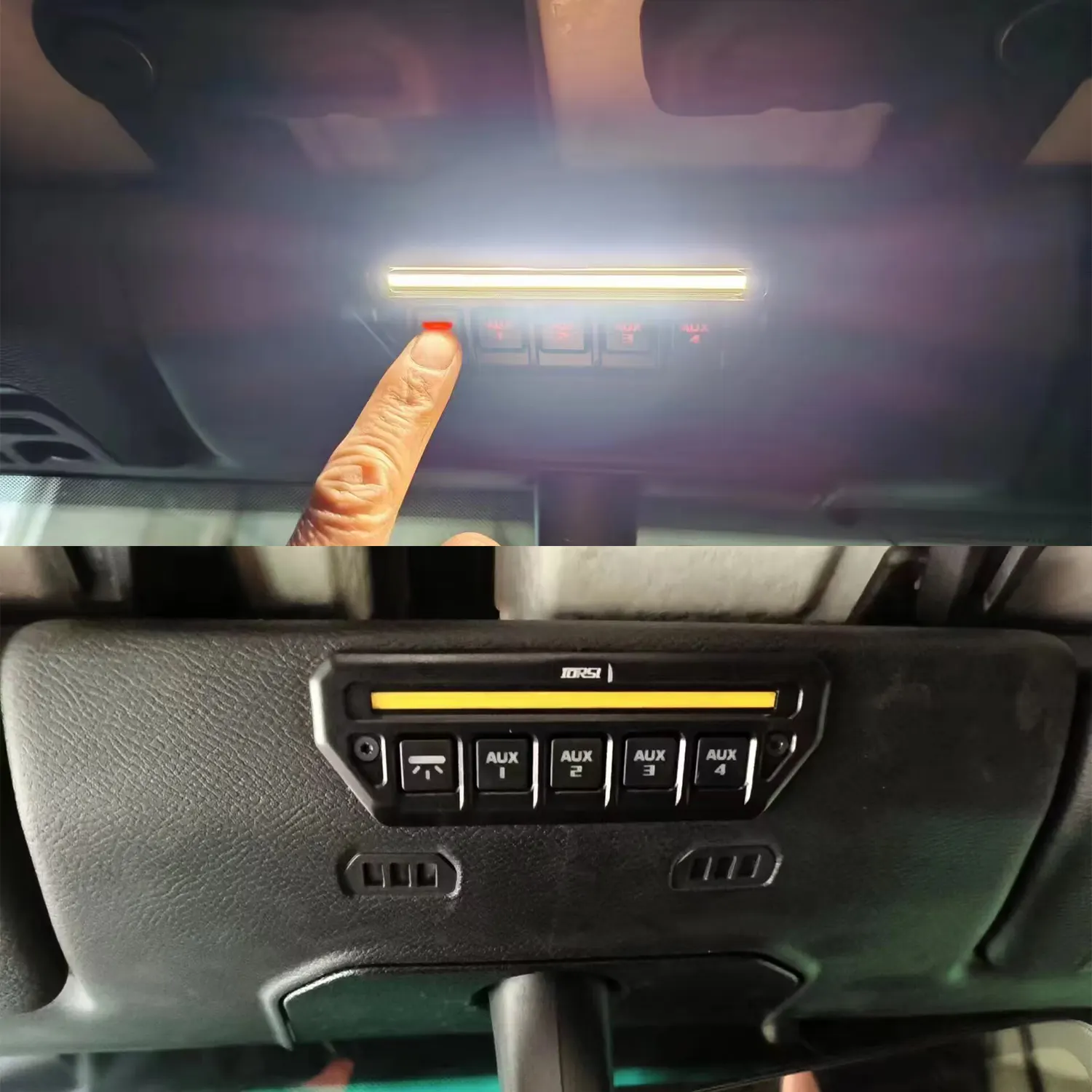 JL1309 Interior Switch Integration + Interior Front Lighting for JL 2018 - 2023,JT Gladiator 19-23 view 5
