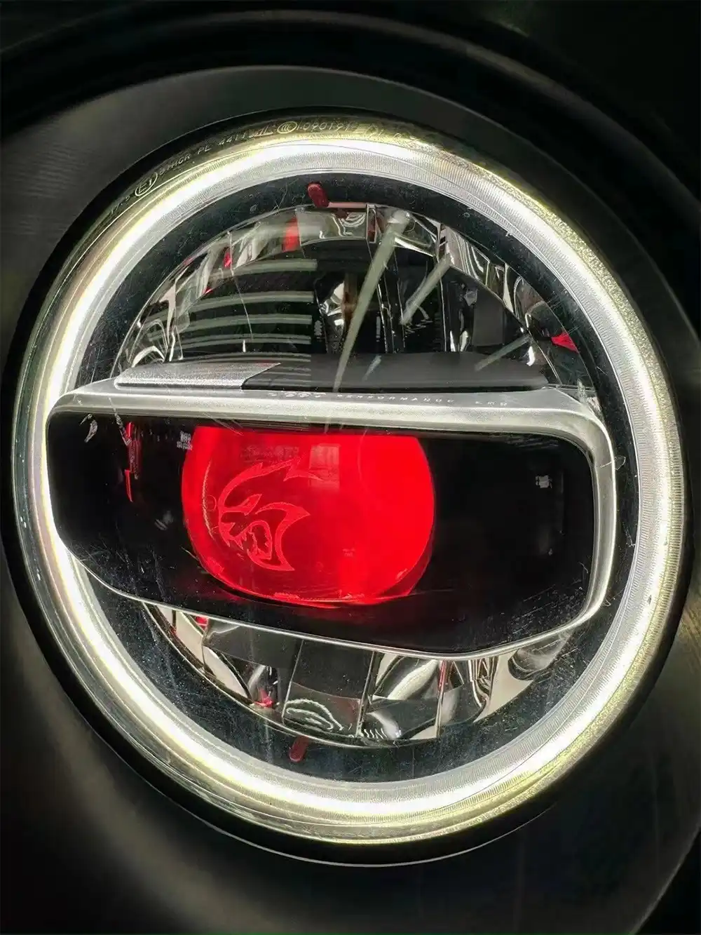 JL1312 JLRed Eye Headlights, 392 Headlights, Hellcat Headlights view 7