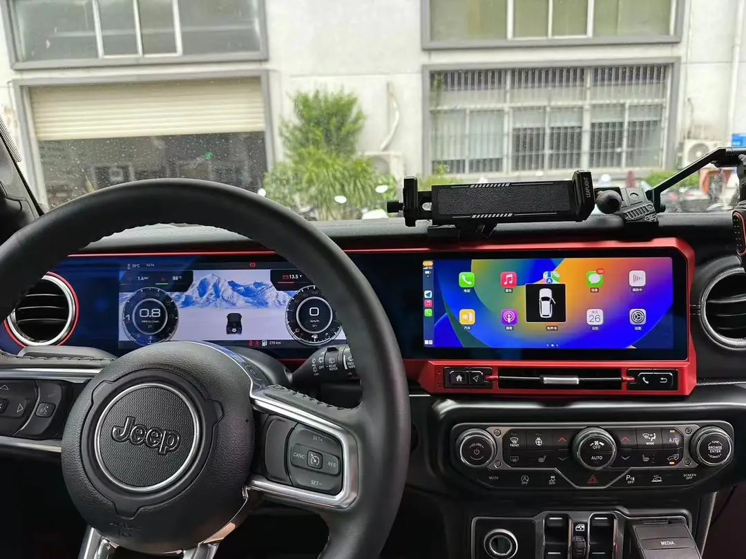 JL1316 JL Integrated Central Control DVD, Android Intelligent Navigation, Reverse and LCD Instrument view 2