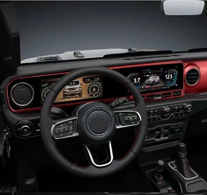 JL1316 JL Integrated Central Control DVD, Android Intelligent Navigation, Reverse and LCD Instrument view 4