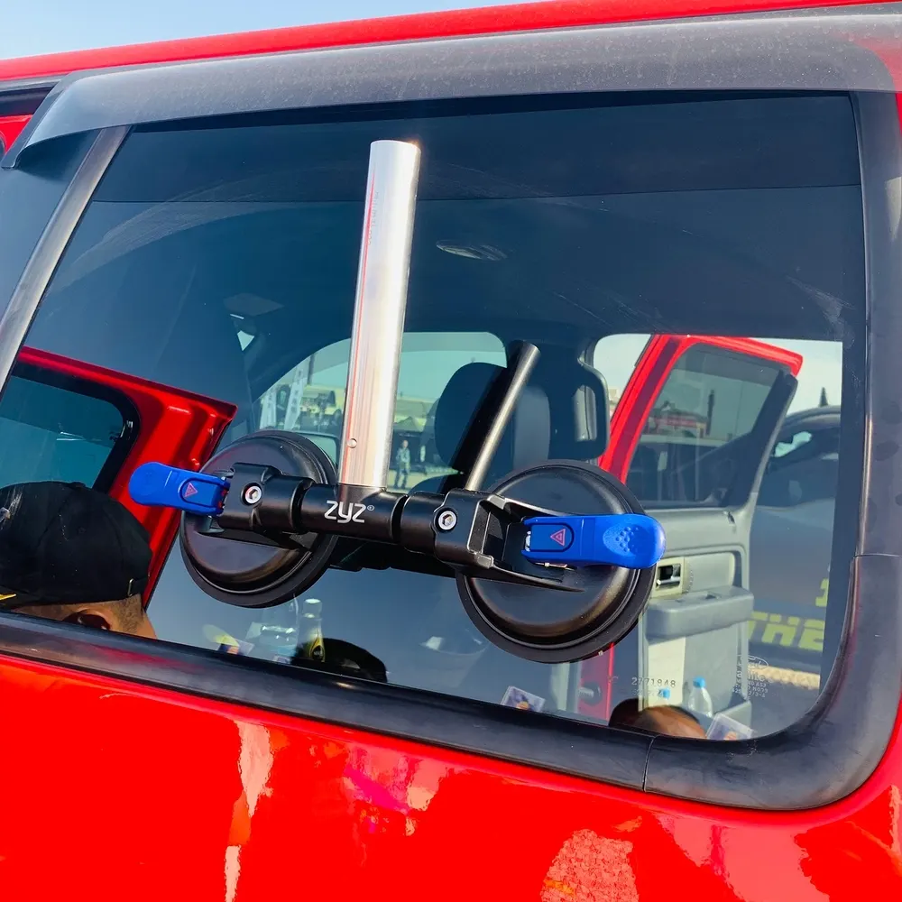 JL1327 Multi Functional Suction Cup Bracket, Flagpole Insertion 28mm view 3