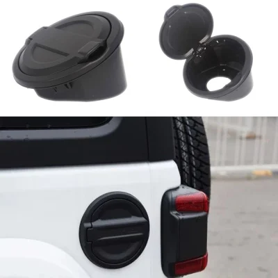 Fuel Filler Door Cover, Fuel Tanks Cap for JL 2018, Jeep Wrangler Auto Accessories Gas Door Cover JL view 3