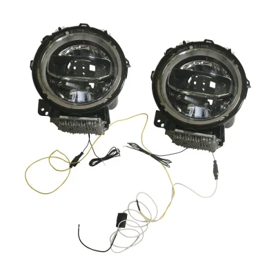 Round Led Light Offroad 42W 45W Truck 12v Led Tractor for Jeep JL2018+ Led Headlight JL1117 view 3