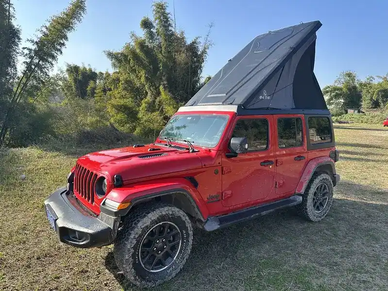 JL2020 Car Accessories Fit for Jeep Wrangler JL 2018+ JK 07-17 Roof Tent with Mattress Another House view 6