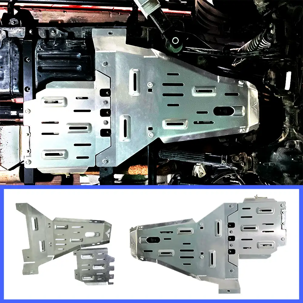 JT 1013 Gladiator Chassis Guard for Jeep Wrangler 2020++Protect the Bottom of the Car Imitation Scra view 7