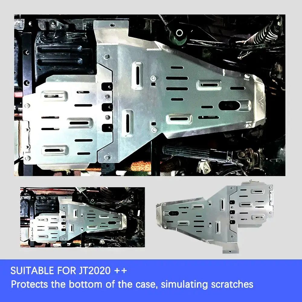 JT 1013 Gladiator Chassis Guard for Jeep Wrangler 2020++Protect the Bottom of the Car Imitation Scra view 8