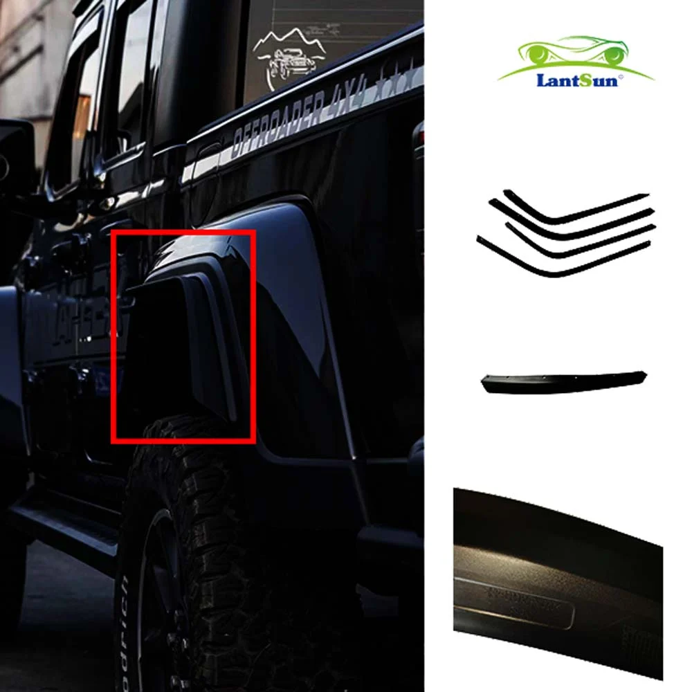 JT1012 JT the Gladiator Little Wheel Eyebrow Bar for JEEP Wrangler Widen by 5cm Installation of Orig view 7
