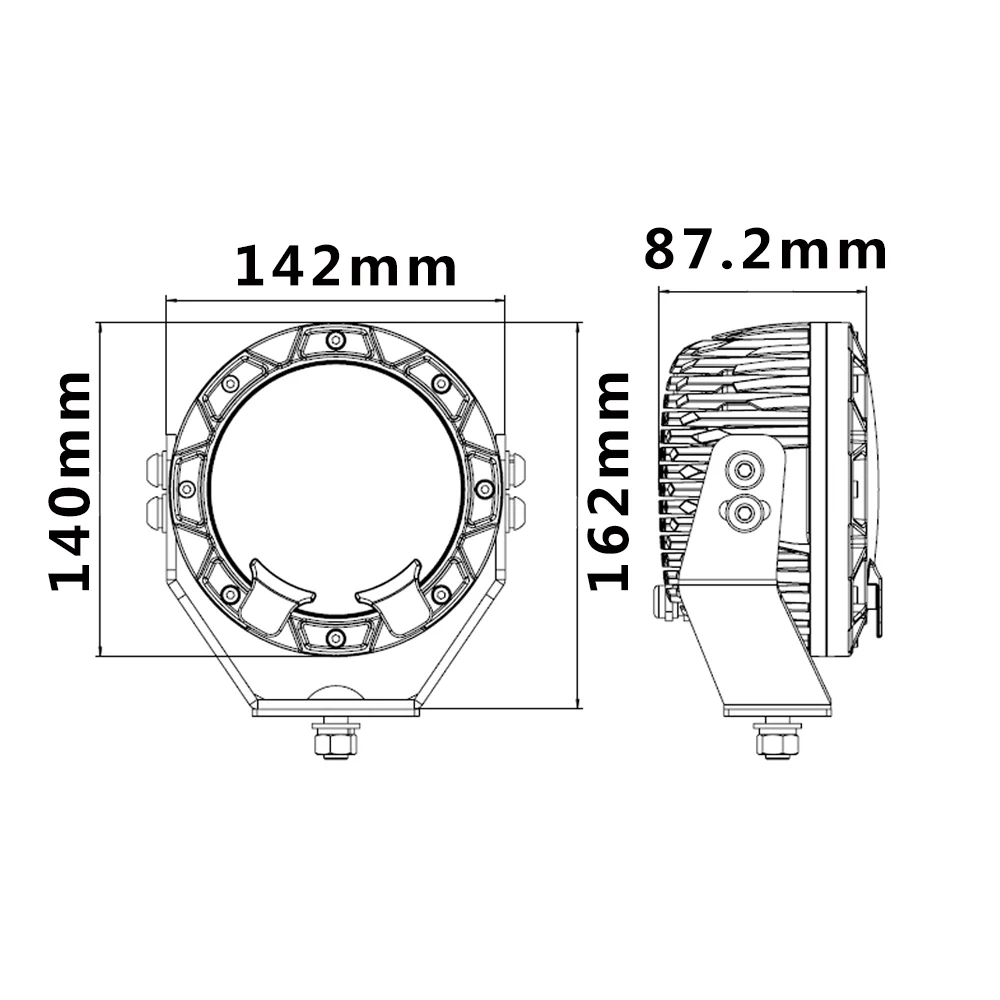 Lantsun LED6113 35W LED Light Car Accessories Work Light view 4